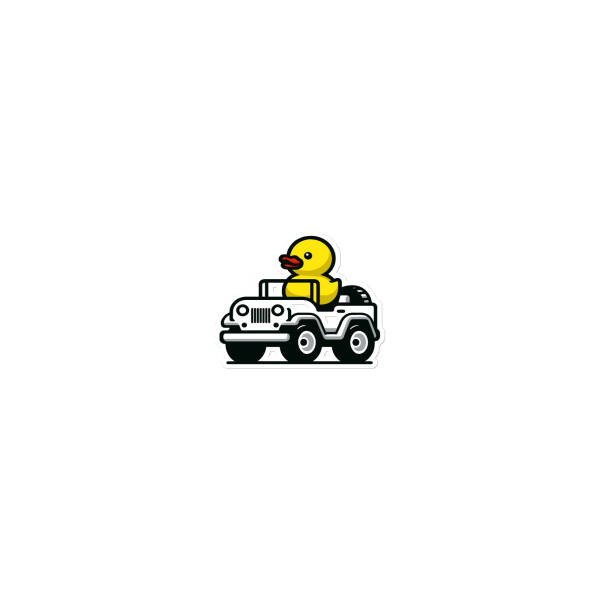 Jeep Duck Sticker - Image 4