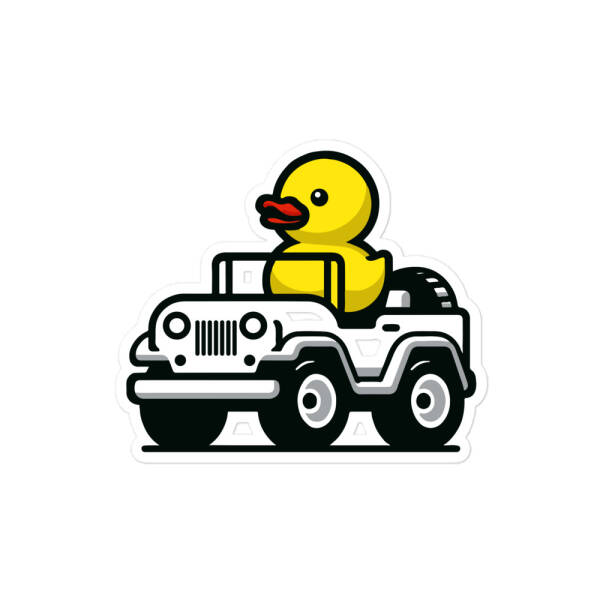 Jeep Duck Sticker - Image 2