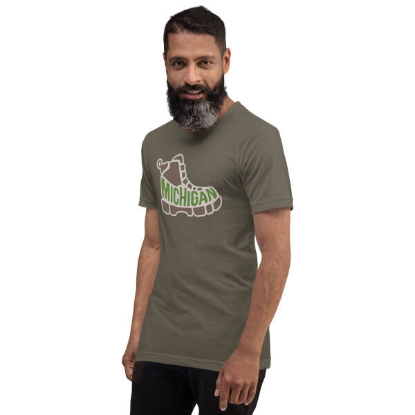 Michigan Hiker Unisex T-shirt - Image 3