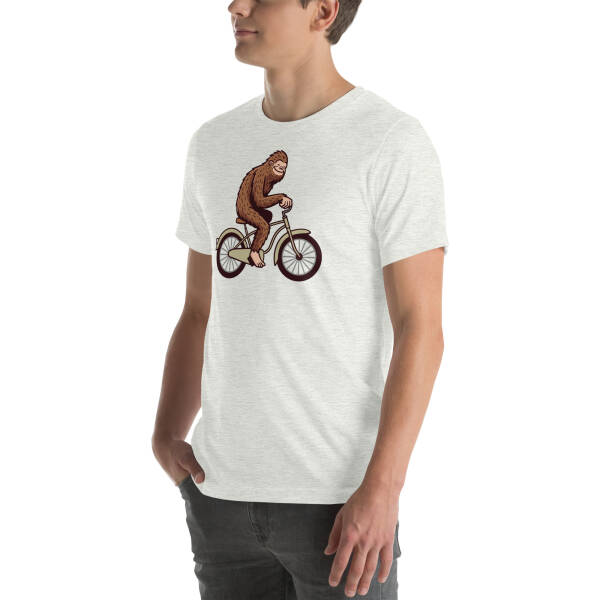 Bigfoot on a Bike Unisex T-shirt - Image 16