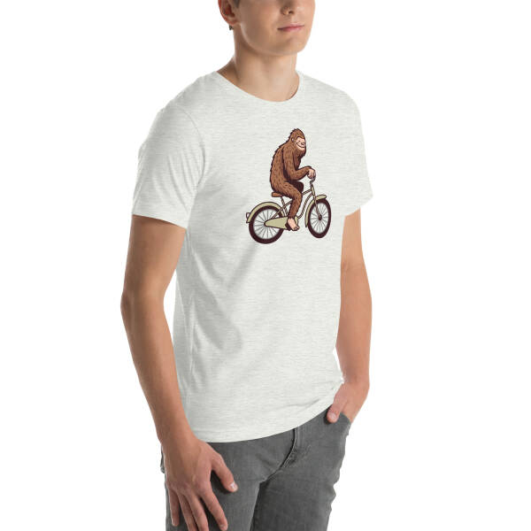 Bigfoot on a Bike Unisex T-shirt - Image 18