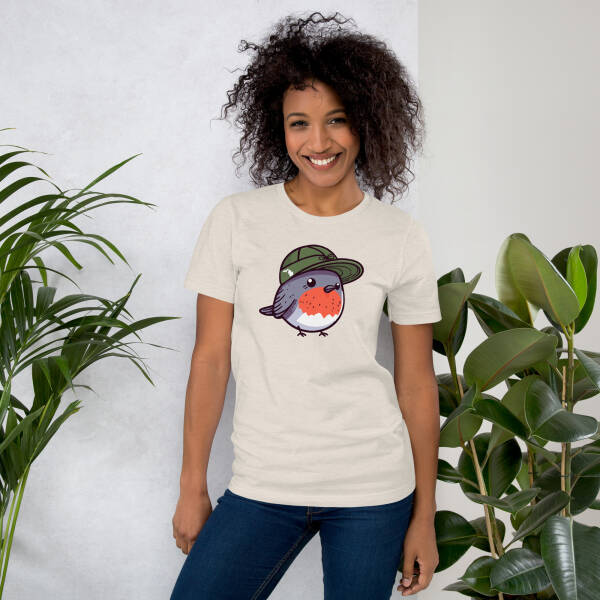 Michigan Robin Unisex T-shirt - Image 5