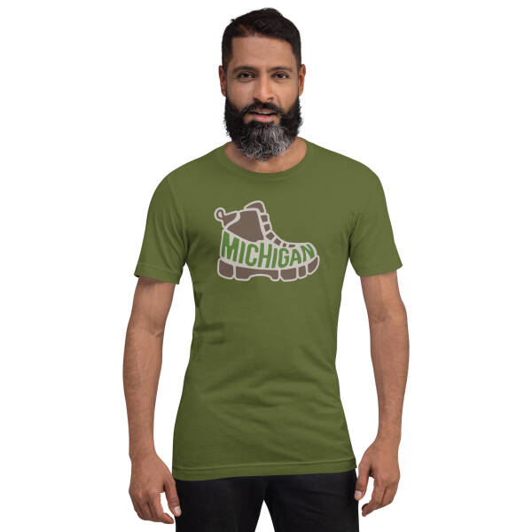 Michigan Hiker Unisex T-shirt - Image 5