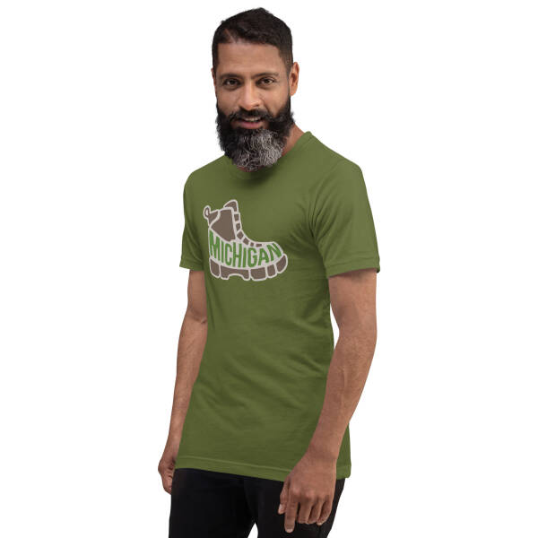 Michigan Hiker Unisex T-shirt - Image 7