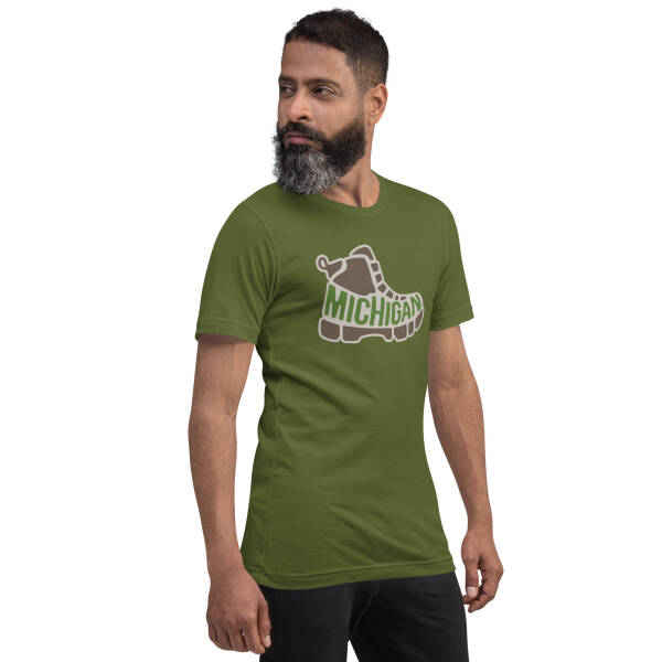 Michigan Hiker Unisex T-shirt - Image 8