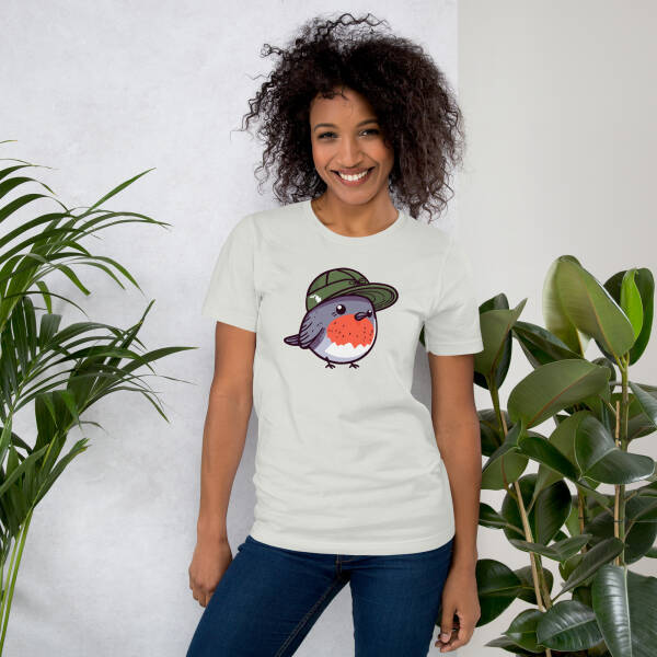 Michigan Robin Unisex T-shirt - Image 9