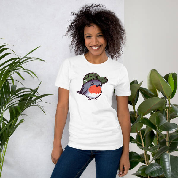 Michigan Robin Unisex T-shirt - Image 13