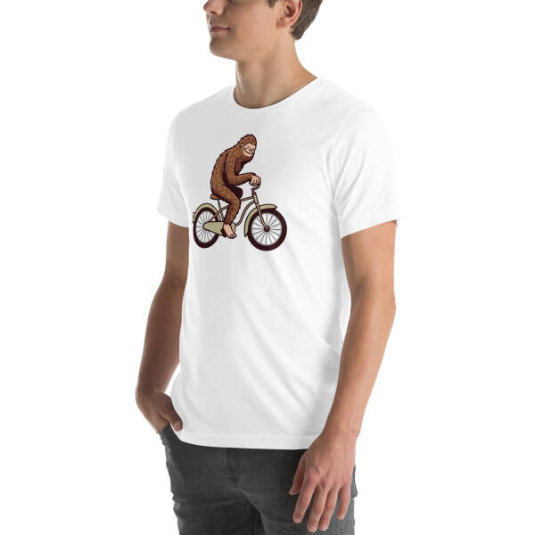 Bigfoot on a Bike Unisex T-shirt - Image 22