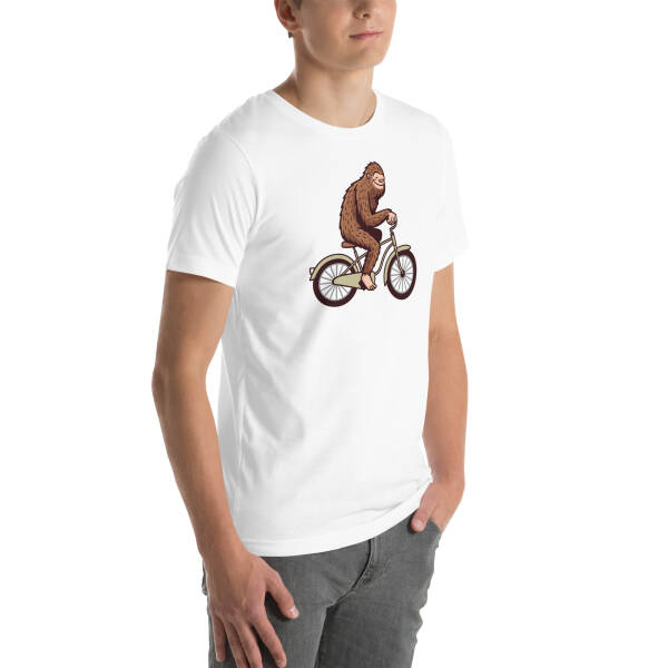 Bigfoot on a Bike Unisex T-shirt - Image 24